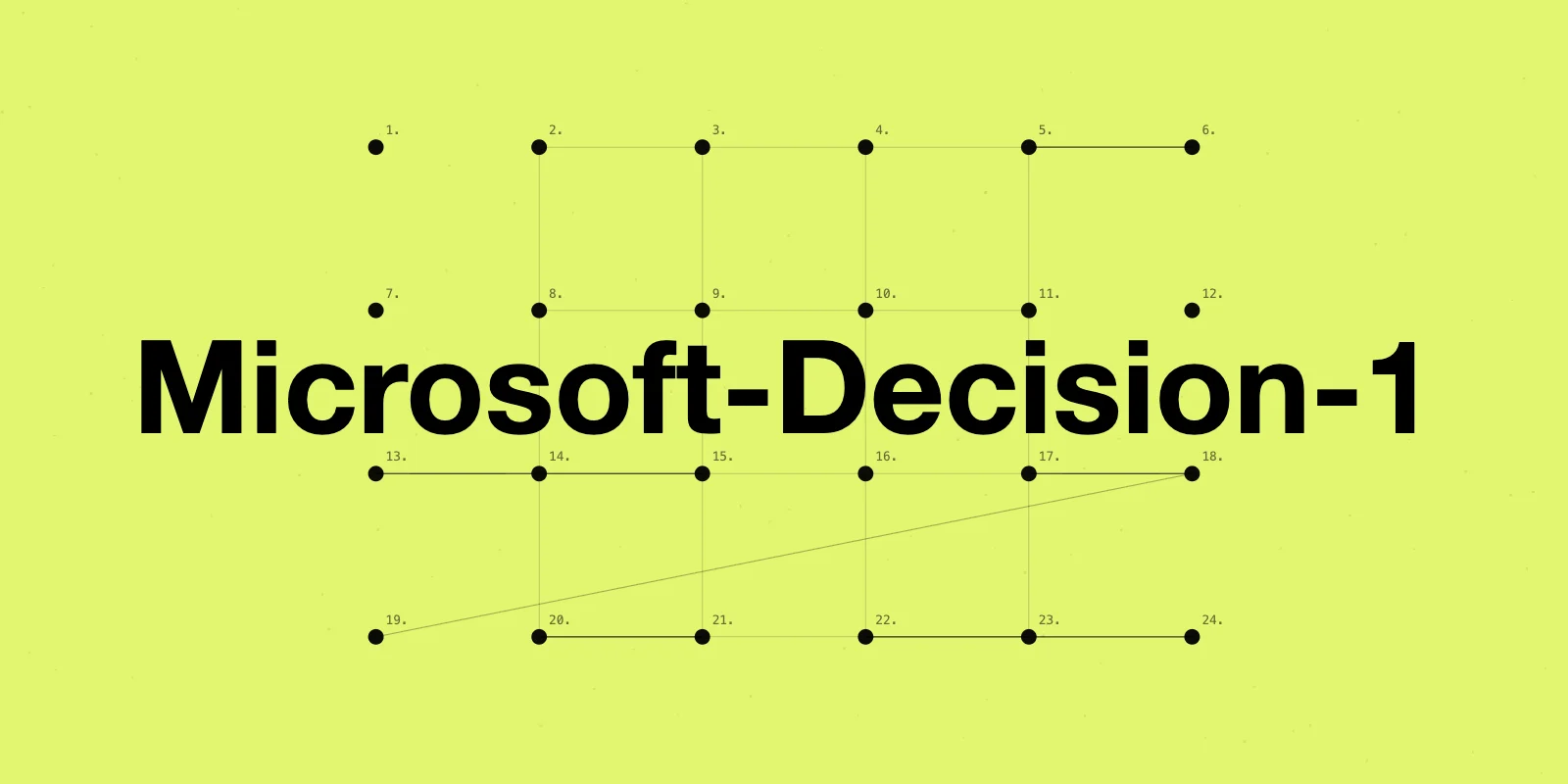 Microsoft Rilis Decision-1, Model AI untuk Pengambilan Keputusan Cepat